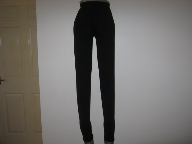 legging black cotton small