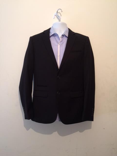 suit black medium cotton