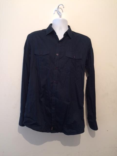 black shirt linen